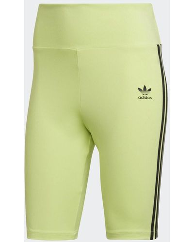 adidas Adicolor Classics Primeblue High-Waisted Radlerhose - Grün