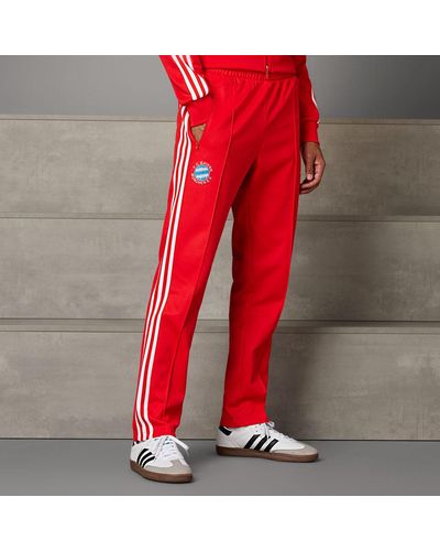 adidas Pantaloni da allenamento Beckenbauer FC Bayern München - Rosso