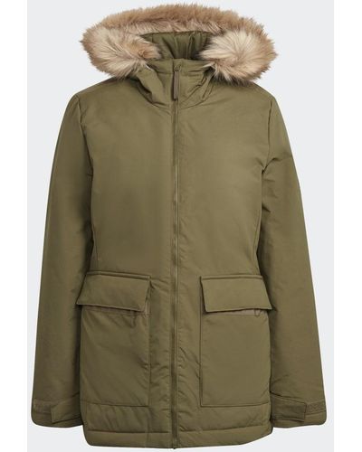 adidas Parka con cappuccio Utilitas - Verde