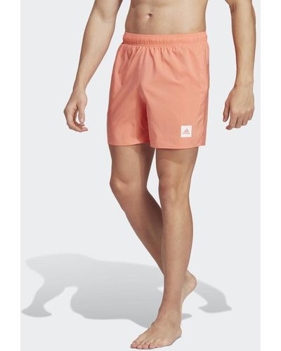 adidas Short Length Solid Swim - Orange