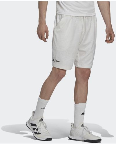 adidas Tennis London Knit Ergo Shorts - Weiß