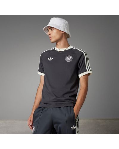 adidas DFB Adicolor Classics 3-Streifen T-Shirt - Grau