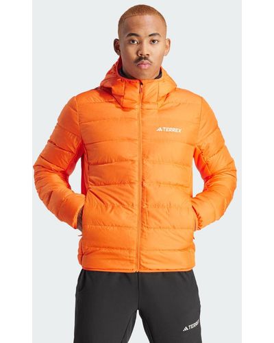 adidas Terrex Multi Light Down Hooded Jacket - Orange