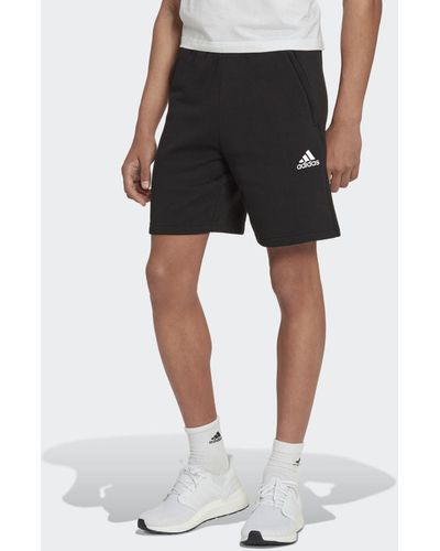 adidas Stadium Fleece Recycled Badge Of Sport Pantalones cortos - Negro