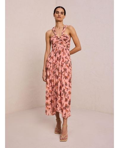 A.L.C. Jaylin Cotton Silk Dress - Pink