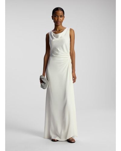 A.L.C. Ophelia Satin Maxi Dress - White