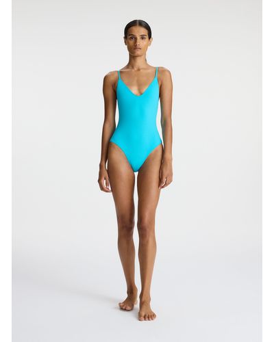 A.L.C. Cleo Scoop Swimsuit - Blue
