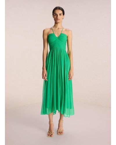 A.L.C. Rumi Silk Chiffon Dress - Green