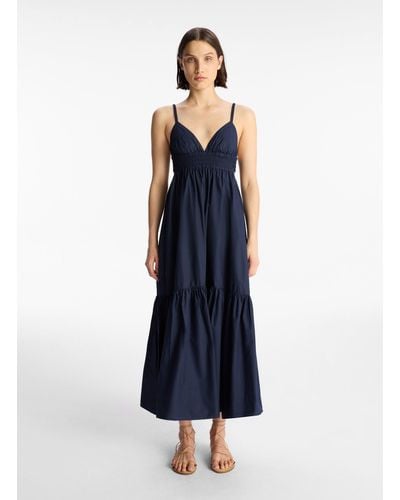 A.L.C. Rhodes Cotton Dress - Blue