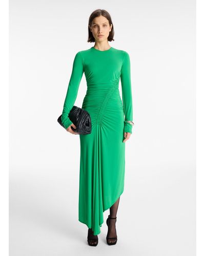 A.L.C. Adeline Jersey Midi Dress - Green