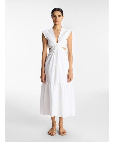 A.L.C. Alexandria Cotton Midi Dress - Natural