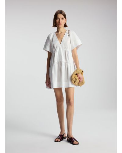 A.L.C. Camila Cotton Mini Dress - White
