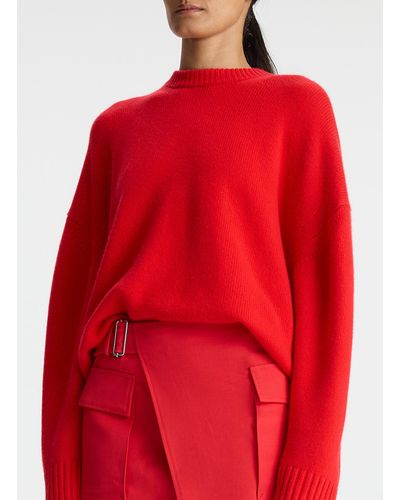 A.L.C. Ayden Wool Cashmere Sweater - Red