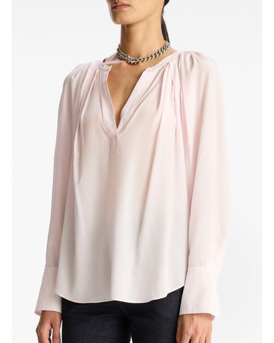 A.L.C. Nomad Silk Top - White