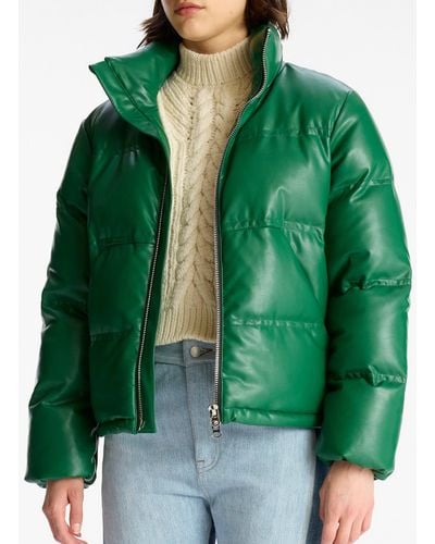 A.L.C. Mila Vegan Leather Jacket - Green