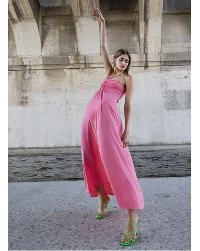 A.L.C. Julieta Jersey Midi Dress - Pink