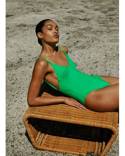 A.L.C. Cleo Scoop One-piece - Green