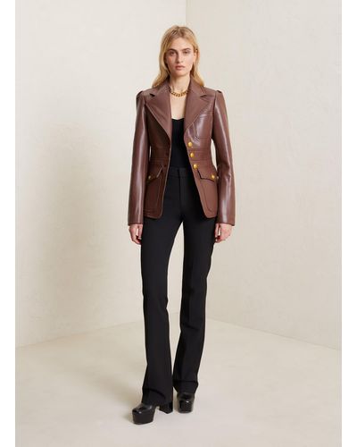 A.L.C. Amelia Vegan Leather Jacket - Natural