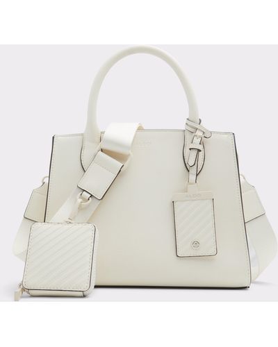 Faux fur handbag ALDO White in Faux fur - 22578434