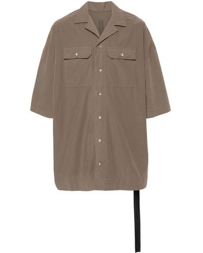 Rick Owens Camicia Magnum Tommy - Natural
