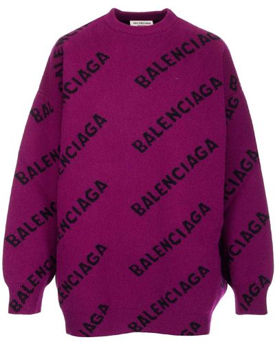 Balenciaga Sweater - Purple