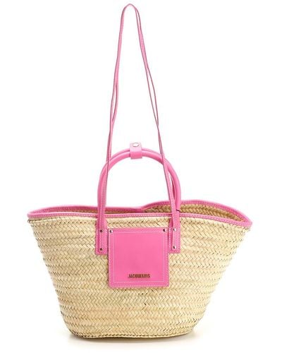 Jacquemus "le Panier Soli" Large Handbag - Pink