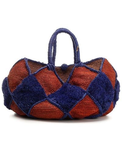 MADE FOR A WOMAN "adala" Tote Bag - Blue