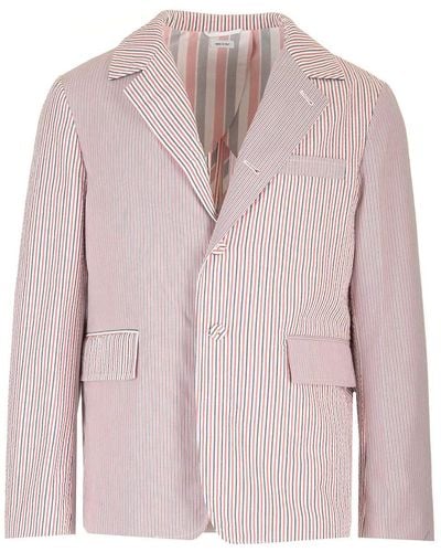 Thom Browne Cotton Jacket - Pink