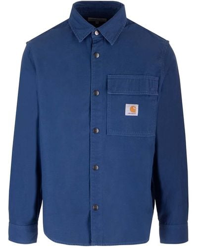 Carhartt Hayworth Shirt Jac Shirt - Blue