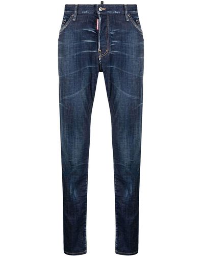 DSquared² Dark Wash Cool Guy Jeans - Blue