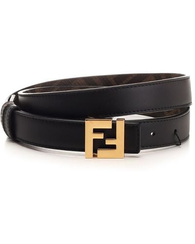 Fendi "ff Squared" Belt - Black