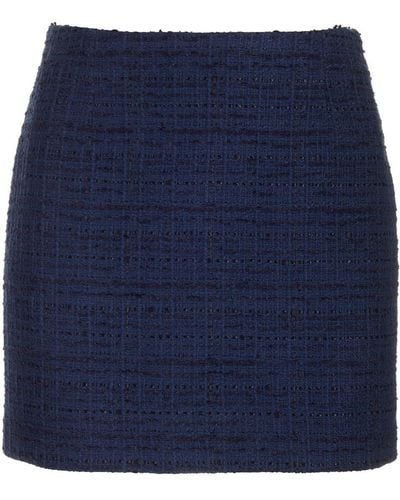 Tagliatore May Mini Skirt - Blue