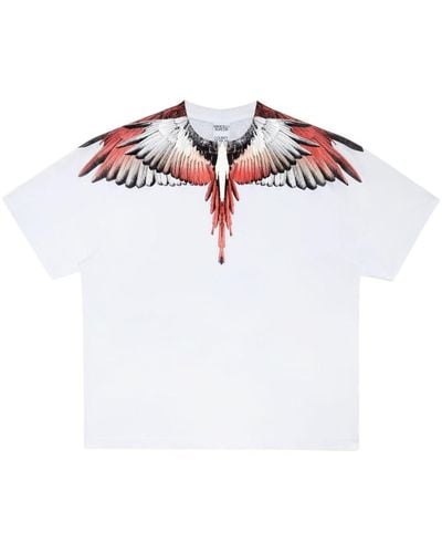 Marcelo Burlon T-shirt With Iconic Wings Print - White