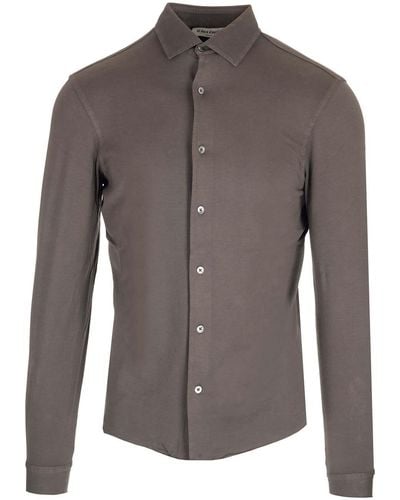 Al Duca d'Aosta Cotton Shirt - Gray