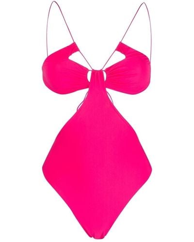 Amazuìn Fuchsia "sadie" One-piece Swimsuit - Pink