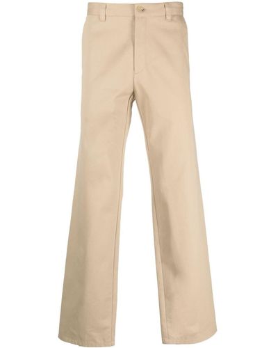 A.P.C. Straight-leg Cotton Pants - Natural