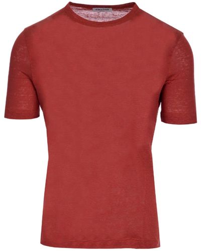 Al Duca d'Aosta Linen Jersey T-shirt - Red
