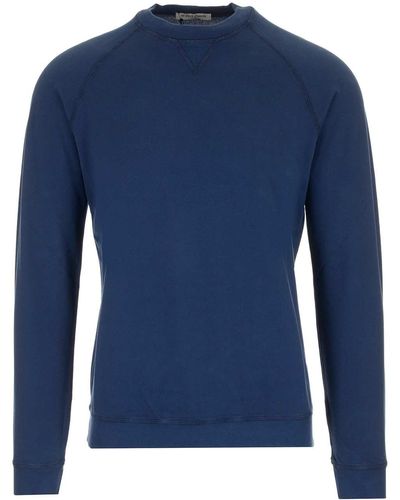 Al Duca d'Aosta Basic Crewneck Sweatshirt - Blue