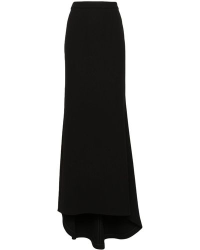 Roland Mouret Stretch Cady Maxi Skirt - Black