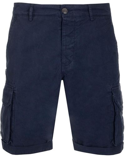 Al Duca d'Aosta Cargo Bermuda Shorts - Blue