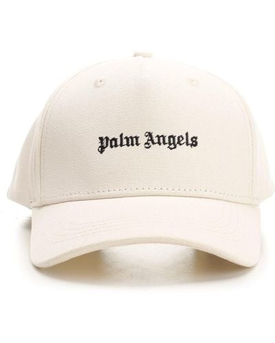 Palm Angels Logo Baseball Cap - Natural