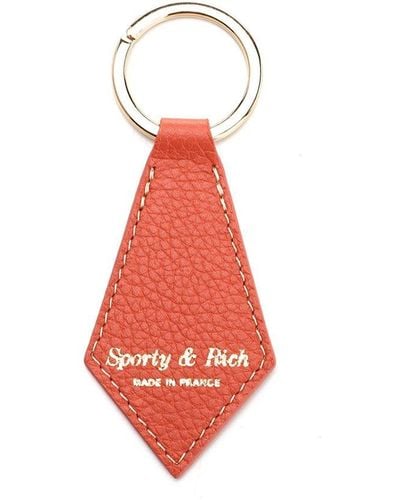 Sporty & Rich Keychain - White