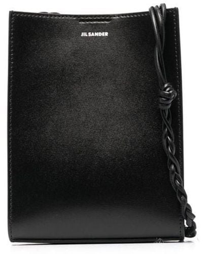 Jil Sander Tangle Small Leather Cross Body Bag - Women's - Calf Leather - White