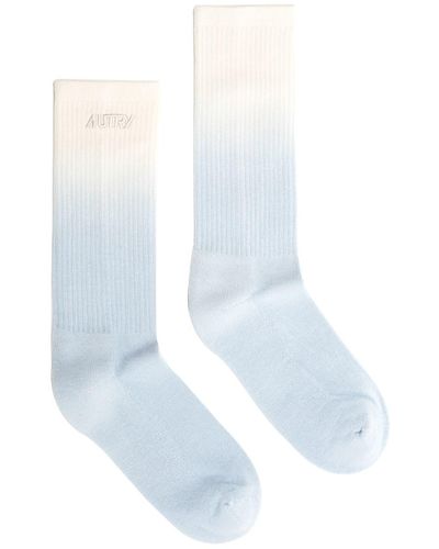 Autry Cotton Terry Socks - White