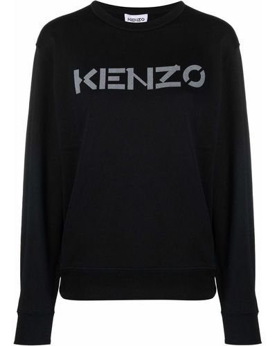 KENZO Logo-print Cotton - Black