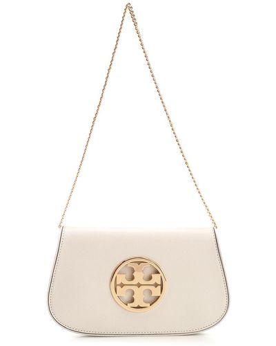 Tory Burch Reva Clutch Ivory - White