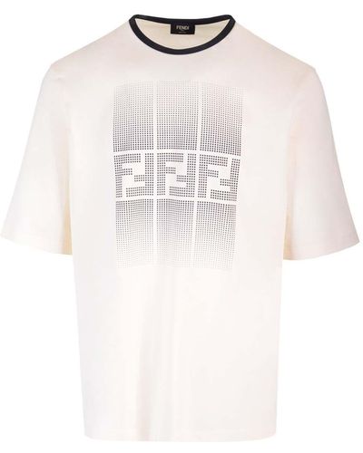 Fendi Slim Fit T-shirt - White