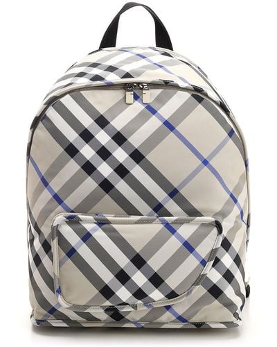 Burberry "shield" Backpack - Gray