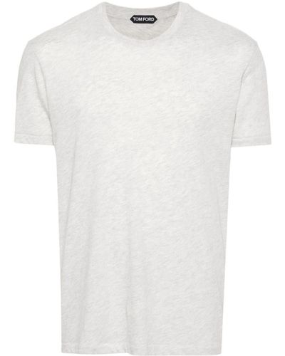 Tom Ford Melange Jersey T-shirt - White