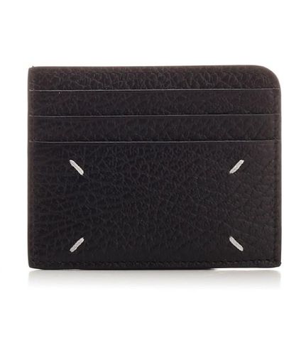 Maison Margiela Leather Card Holder - Black